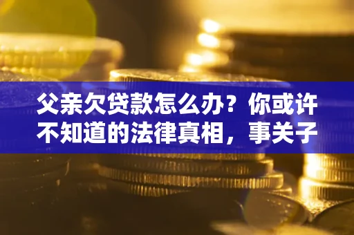 北京父亲欠贷款怎么办？你或许不知道的法律真相，事关子女未来