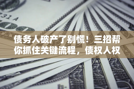 北京债务人破产了别慌！三招帮你抓住关键流程，债权人权益不再缩水