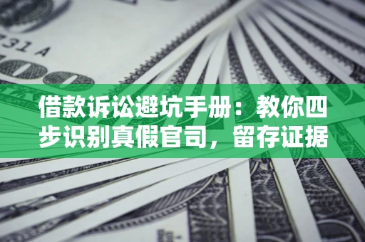 北京借款诉讼避坑手册：教你四步识别真假官司，留存证据不踩雷