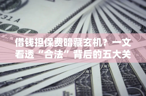 北京借钱担保费暗藏玄机？一文看透“合法”背后的五大关键陷阱