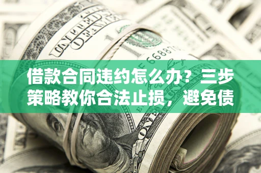 北京借款合同违约怎么办？三步策略教你合法止损，避免债务危机升级